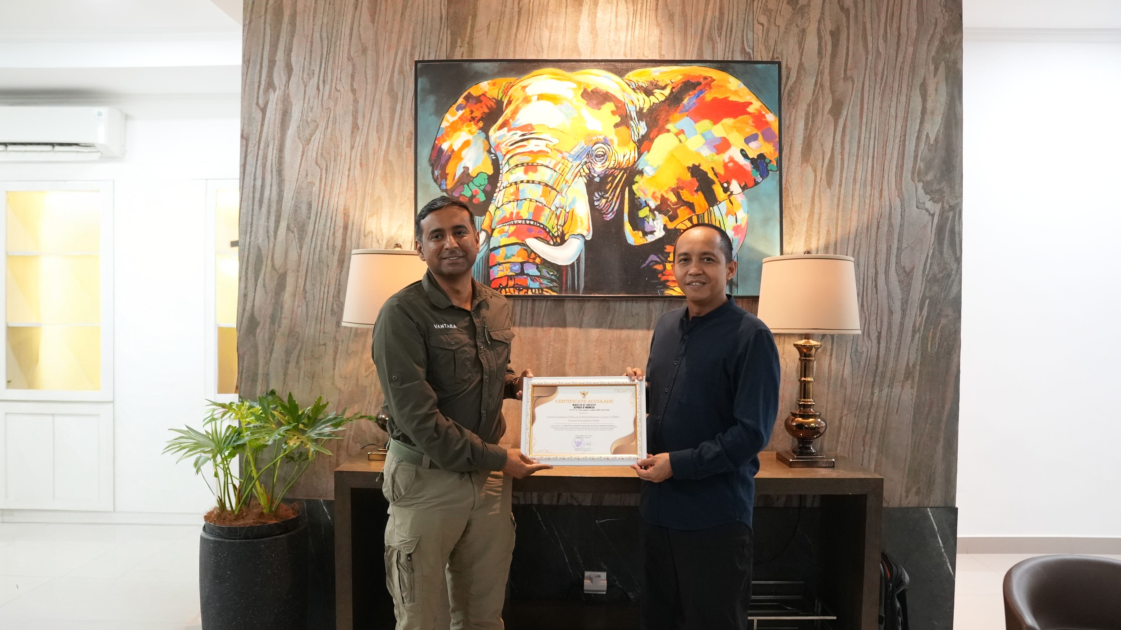 Indonesia and Vantara Launch Major Wildlife Health and Conservation Partnership