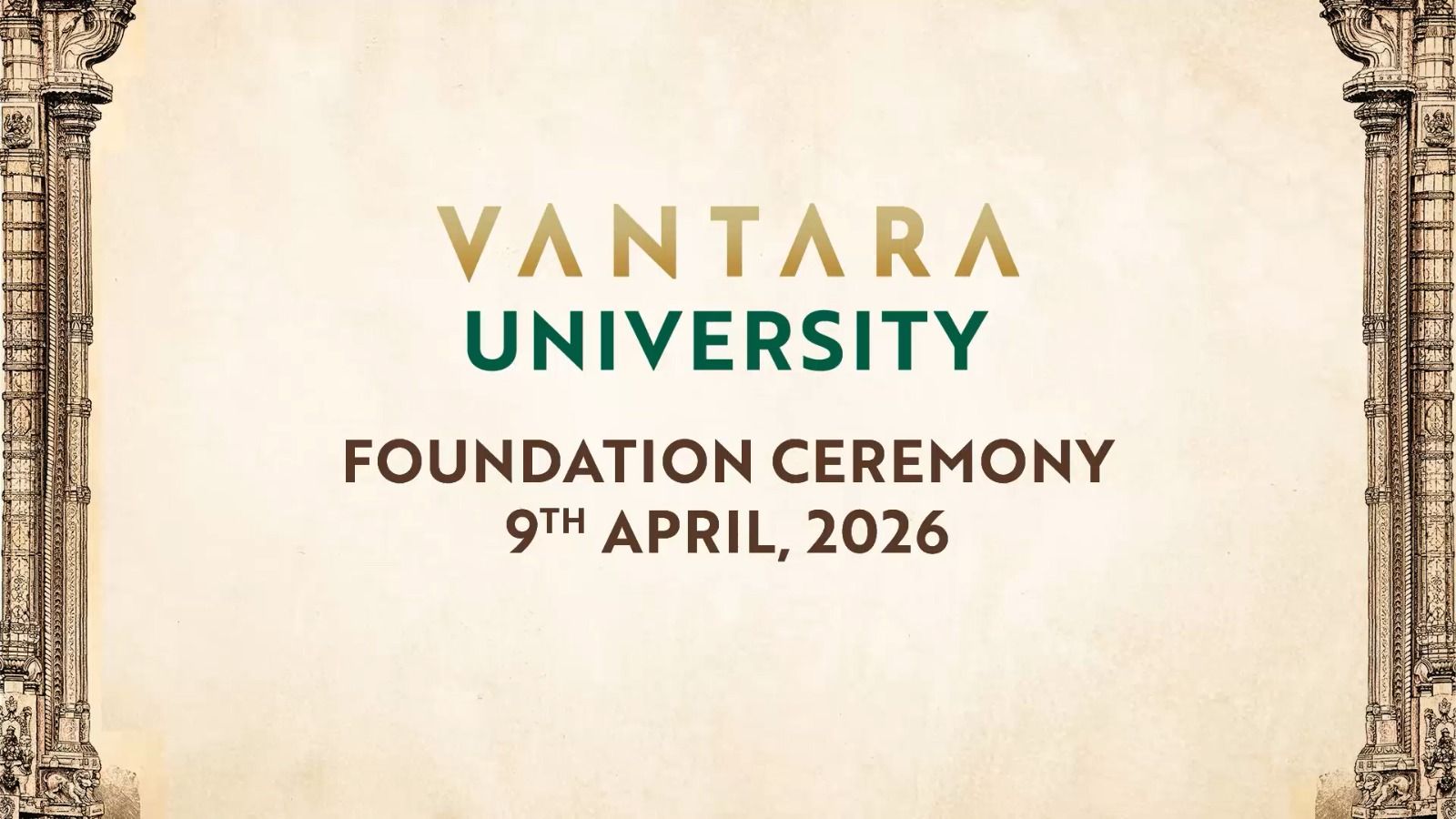 Vantara launches World's First Global University for Wildlife and Veterinary Services.